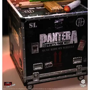 Touring crate figure + stage set KnuckleBonz Pantera Rock Ikonz On Tour Cowboys From Hell image-5