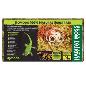 Kompakte Schaumstoff Komodo Habitat Moss