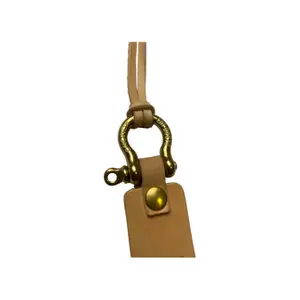 Glasses chain Komono Eat Dust Leather Natural image-3