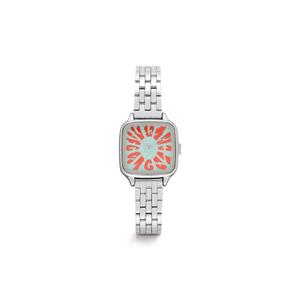 kom-w4216-watch-komono-kate-estate-flower-silver-coral-one-size
