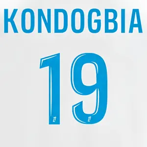 KONDOGBIA #19 Olympique de Marseille Home Shirt Ligue 1 2024/26 image-0
