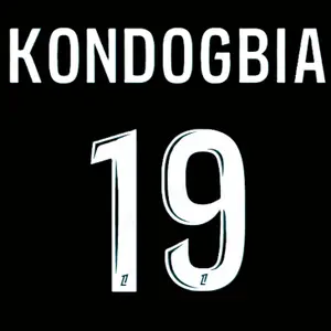 Marseille Olympique away jersey Ligue 1 KONDOGBIA #19 2024/26 image-0