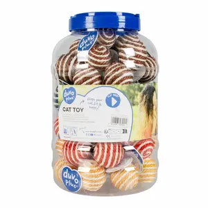 Jouet pour chat striped sisal boules avec son Kong image-1