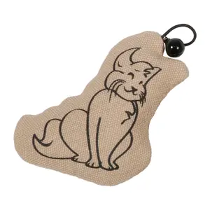 Jouet pour chat avec clochette Kong Sitting Happy Cat