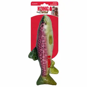 Παιχνίδι για σκύλους Kong Wild Shieldz Trout image-1