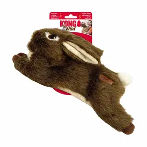 Παιχνίδι για σκύλους Kong Wild Low Stuff Rabbit image-1