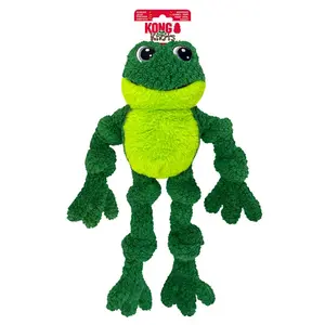 Pluche voor honden Kong Knots Frog image-1