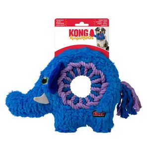 Peluche para perros Kong Ringaroos Elephant image-1