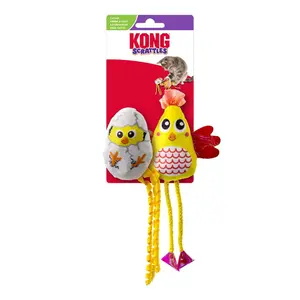 Juguetes para gatos Kong Scrattles Chicken image-1