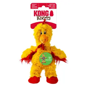 Jouet peluche pour chien Kong Knots Chicken image-1