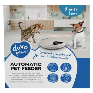 Mangeoire pour chien et chat automatique Duvoplus image-1