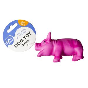 Hundespielzeug aus Latex Duvoplus Pig With Big Eye image-1