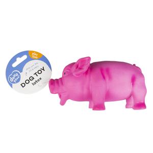 Hundespielzeug aus Latex Duvoplus Pig With Big Eye image-0