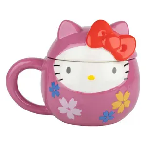 Mug Konix Sanrio 3D Hello Kitty Kitty Daruma