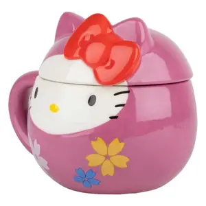 Mug Konix Sanrio 3D Hello Kitty Kitty Daruma image-1