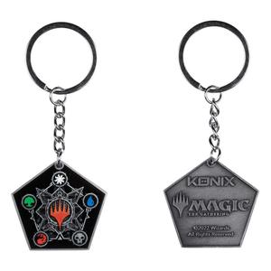 knx78441121183-lote-de-5-llaveros-konix-magic-the-gathering-negro-gris-tu