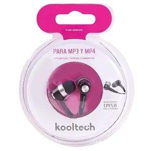 mp3, mp4 earphones with silicone case for children Kooltech image-1