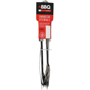 Set of 3 stainless steel tools Koopman International BBQ