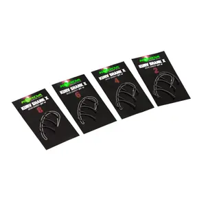 Pack of 6 hooks Korda Kurv Shank X image-2