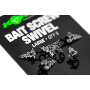 Émerillons Korda Micro Ring Swivel Bait Screw (x5) image-3