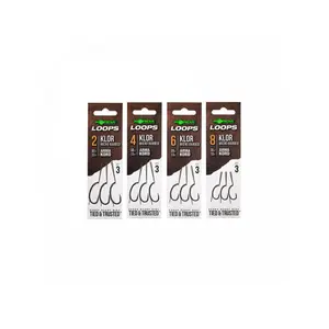 Συσκευασία 6 βαριδιών Korda Loop Rigs Klor image-1