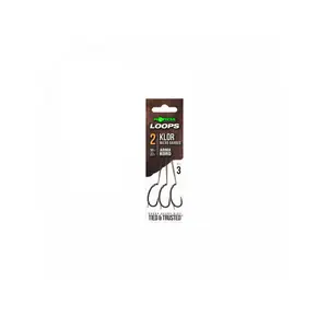 Συσκευασία 6 βαριδιών Korda Loop Rigs Klor image-2