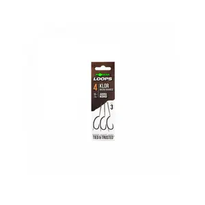 Συσκευασία 6 βαριδιών Korda Loop Rigs Klor image-3