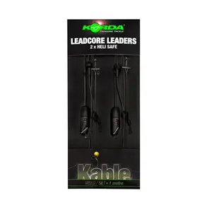 Bottom of the line Korda Leadcore leader Heli Safe (x2)