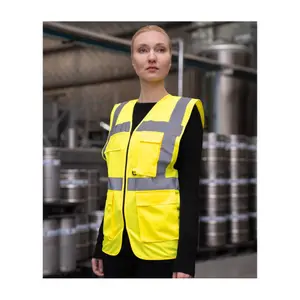 Multifunctional safety vest with pockets Korntex Hamburg image-1