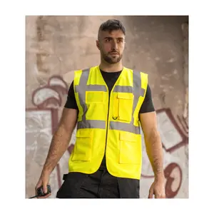 Multifunctional safety vest with pockets Korntex Hamburg image-2