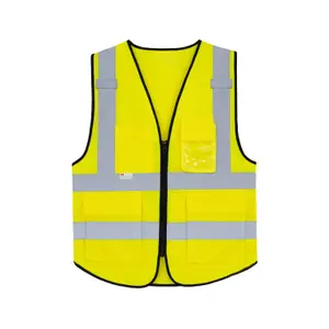Zipped safety vest Korntex Munich image-0