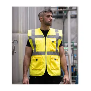 Multifunctional safety vest with pockets Korntex Wismar image-2