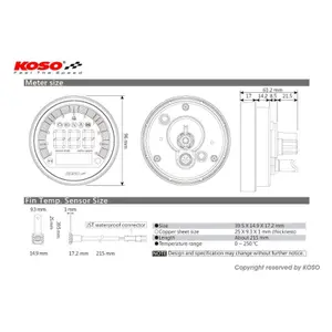 Motorcycle meter Koso BMW R Nine-T Pure ABS (0J11) image-2