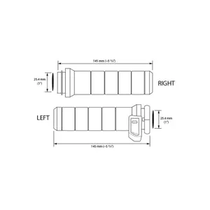 Motorcycle handles Koso Harley Davidson FLHR 1584 Road King image-2