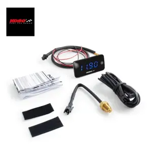 Voltmeter Thermometer Koso Slim Line image-0