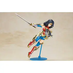 Estatueta de plástico para colecionar Kotobukiya DC Comics Model Kit Cross Frame Girl Wonder Woman Humikane Shimada Ver. image-3