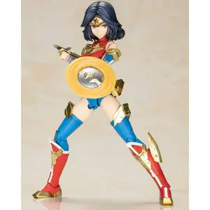 Estatueta de plástico para colecionar Kotobukiya DC Comics Model Kit Cross Frame Girl Wonder Woman Humikane Shimada Ver. image-4