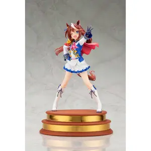 Figurine pvc Kotobukiya Uma Musume Pretty Derby1/7 (Show Off Your Dreams!) Tokai Teio Bonus Edition image-1