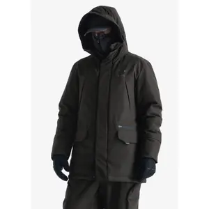 Hættetrøje parka Krakatau Marcasite image-3