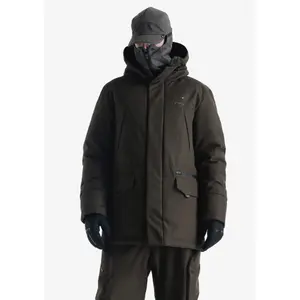 Hættetrøje parka Krakatau Marcasite image-1