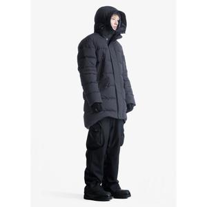 Kurtka puchowa do połowy długości z kapturem Krakatau Strofo image-5