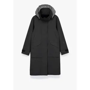 Casaco impermeável com gola alta para mulher Krakatau Mishima image-0