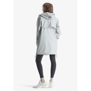 Långt vattentätt regnjacka för damer Krakatau Mentat image-2