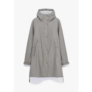 Långt vattentätt regnjacka för damer Krakatau Mentat image-0