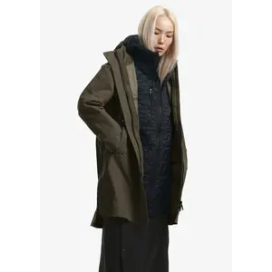 Kvinna parkas med huva Krakatau Planck image-2