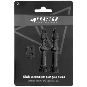 Valve Tubeless Aluminium Krayton FV Presta (x2) image-0
