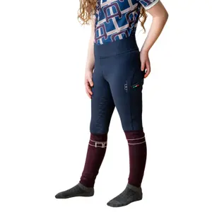 Brushed Full Grip Equestrian Leggings for Girls Horseware Alba Alessandro Albanese® image-1