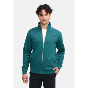 Sudadera con capucha y cremallera con parche Kronstadt Lars image-1