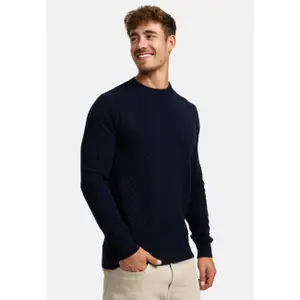 Pull col rond en cotton Kronstadt carlo image-1