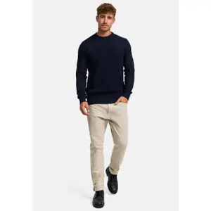 Pull col rond en cotton Kronstadt carlo image-2